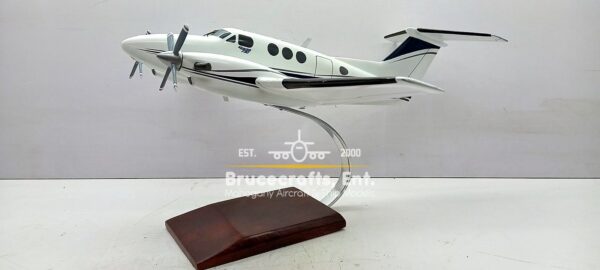 Model of Beechcraft King Air F90 with detailed craftsmanship.